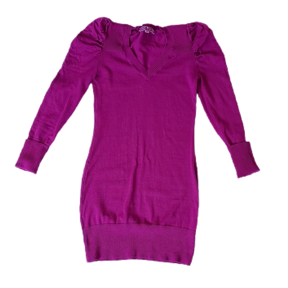 Derek Heart Vintage Long Sleeve Sweater Knit Dress Medium